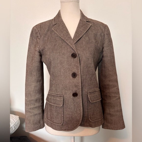 Theory Brown Blazer - Picture 1 of 7